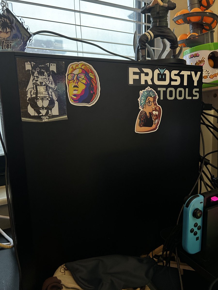 Finally putting these stickers to use