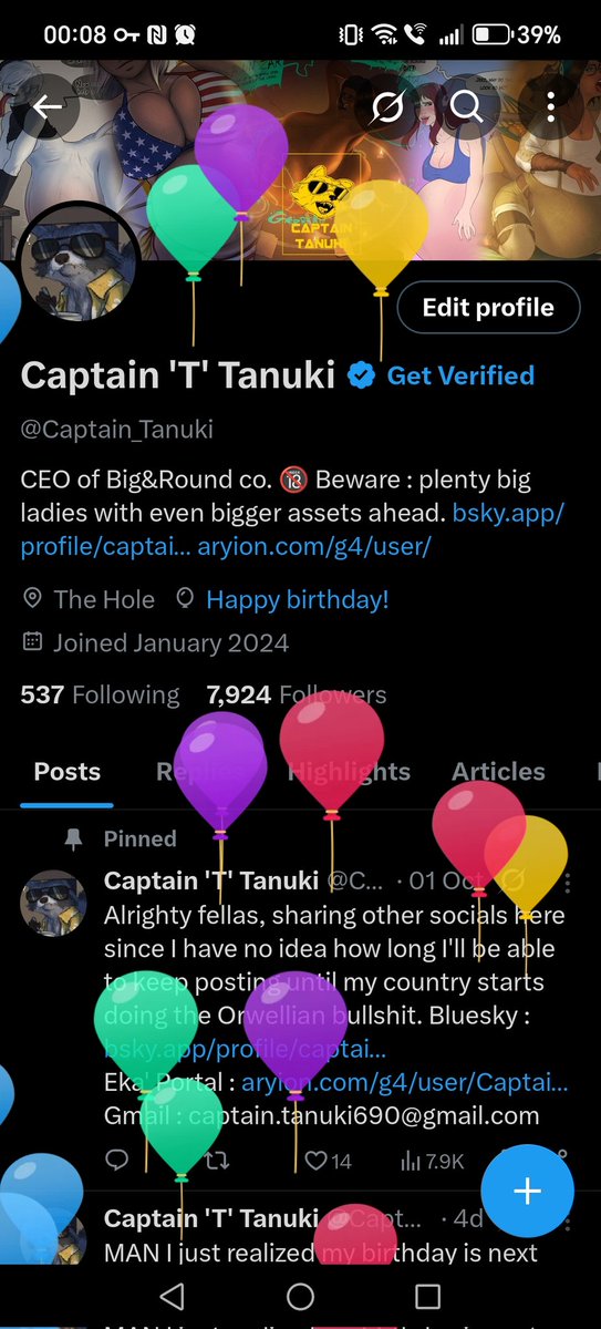 Captain 'T' Tanuki tweet media