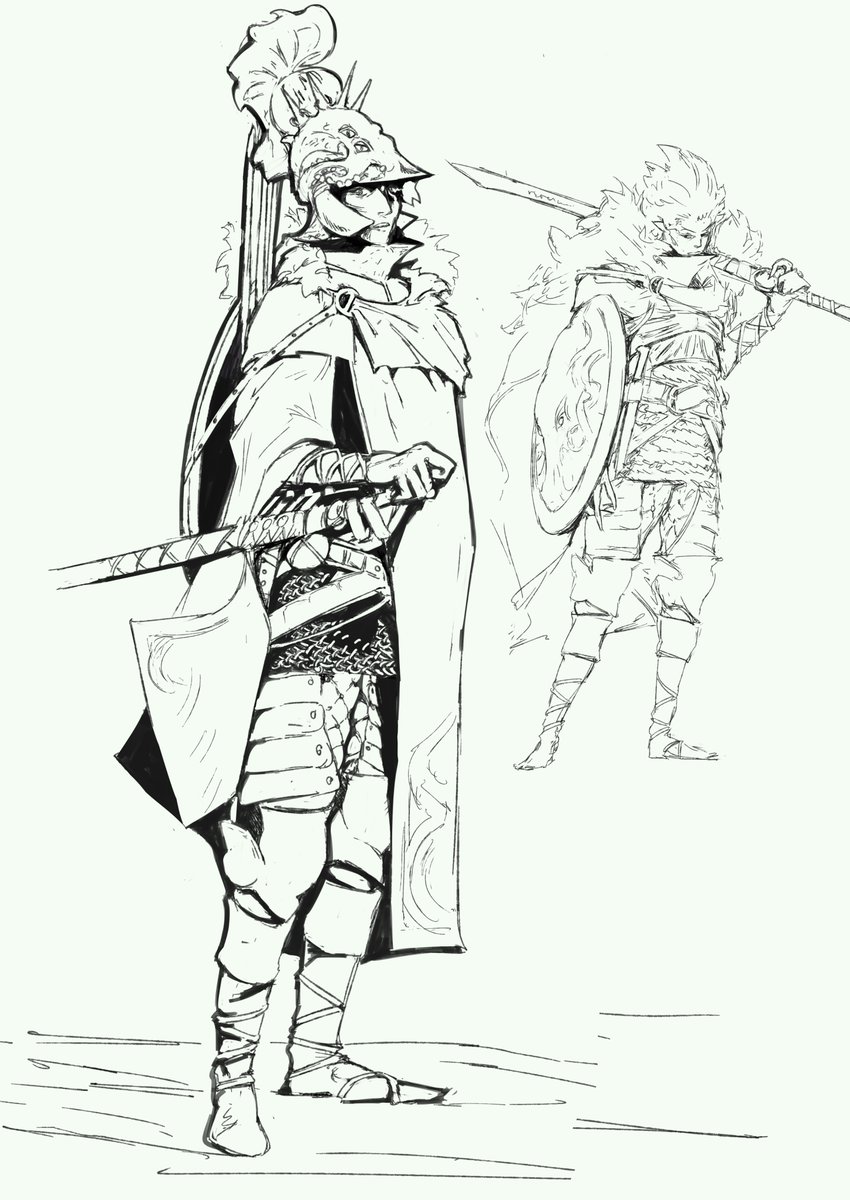 Sketch of my D&amp;D character