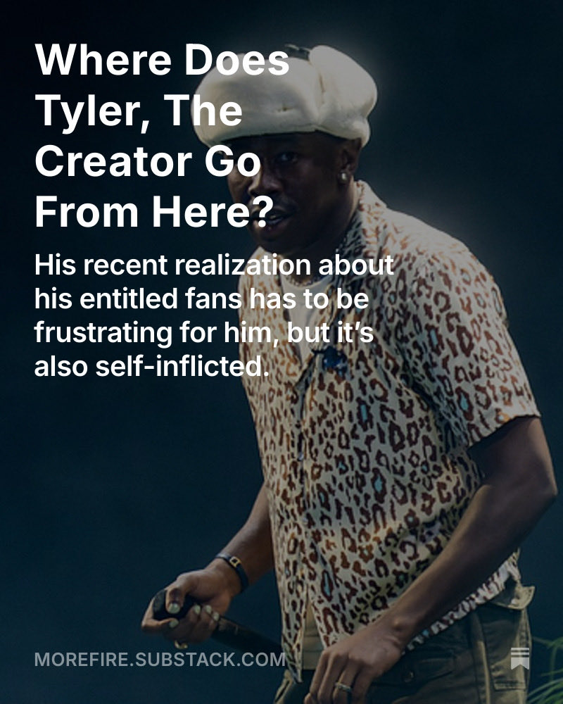 andrejgee's tweet image. latest for my #morefire newsletter. 
dug into all the #discourse &where it could take his next project 
open.substack.com/pub/morefire/p…