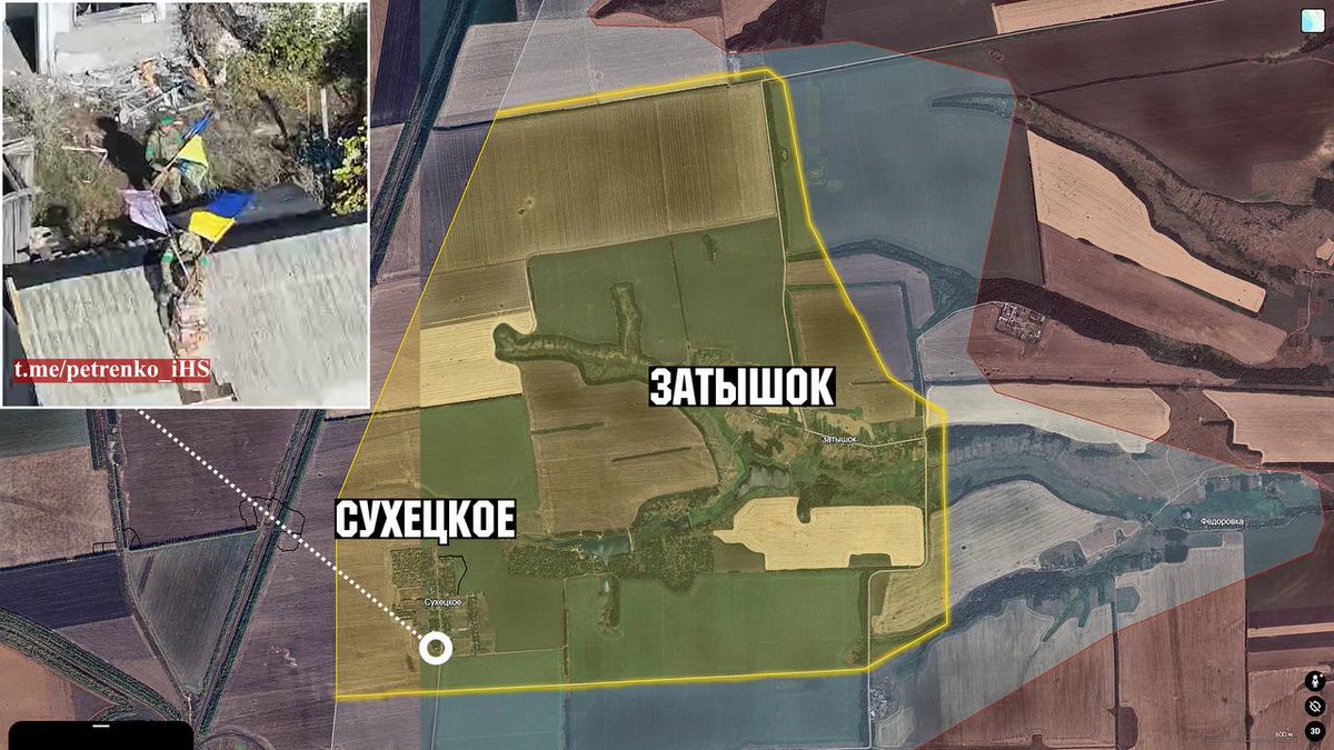 Добропольский выступ 1/2.
Украинские войска взяли под контроль оставшуюся часть Кучерова Яра, освободили дачный посёлок Шахтёр, в котором взяли в плен российских штурмовиков, освободили Сухецкое и Затышок, взяв под контроль два участка общей площадью 21,7 км²

Петренко