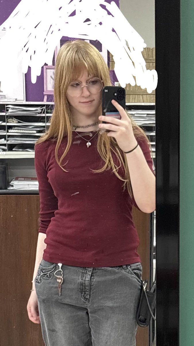 I looked so cute at work today :3
