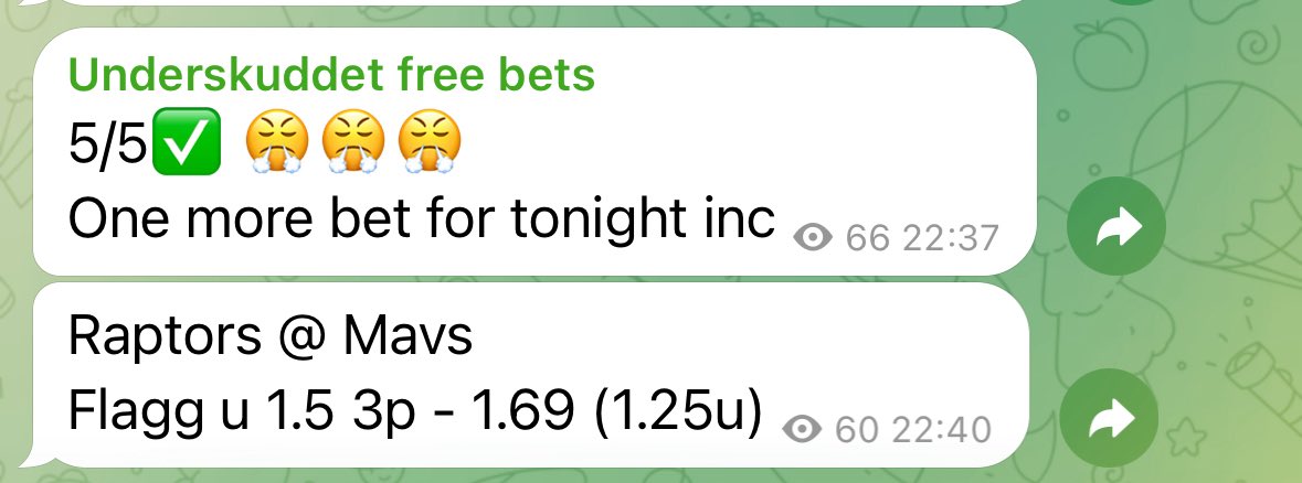 Posted this in the tg earlier, 1.62 available now which is still ok to bet😄