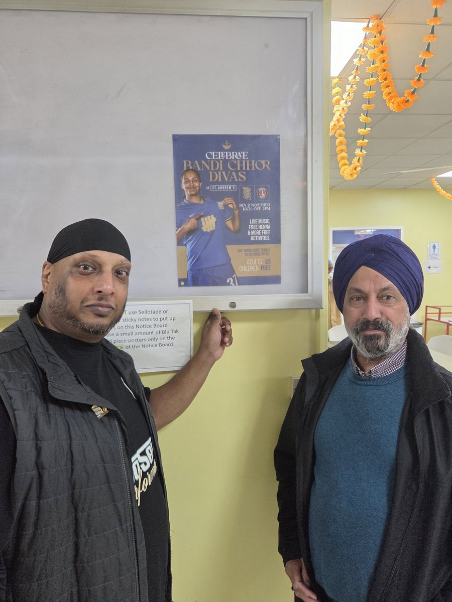 From Balsall Heath to Highgate, we met Blues fans across neighbouring Gurdwaras - celebrating #community, faith, &amp; football 💙

Continuing to promote Sunday’s huge top-of-the-table clash as <a href="/BCFCWomen/">Birmingham City Women</a> take on Charlton! We are bringing the noise🔥⚽️
#BCFC #BCFCWomen