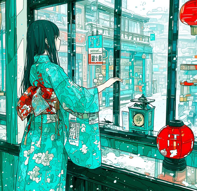 Tiffany Blue #AIart