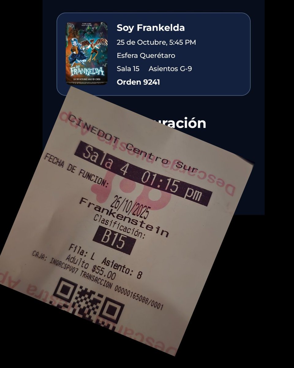 csigtz's tweet photo. @CinemaFantasma Yo hice mi tarea este fin de semana y que buen fin de semana fue este!!! Muchas gracias por la extraordinaria película https://t.co/XgdPmIaxdu