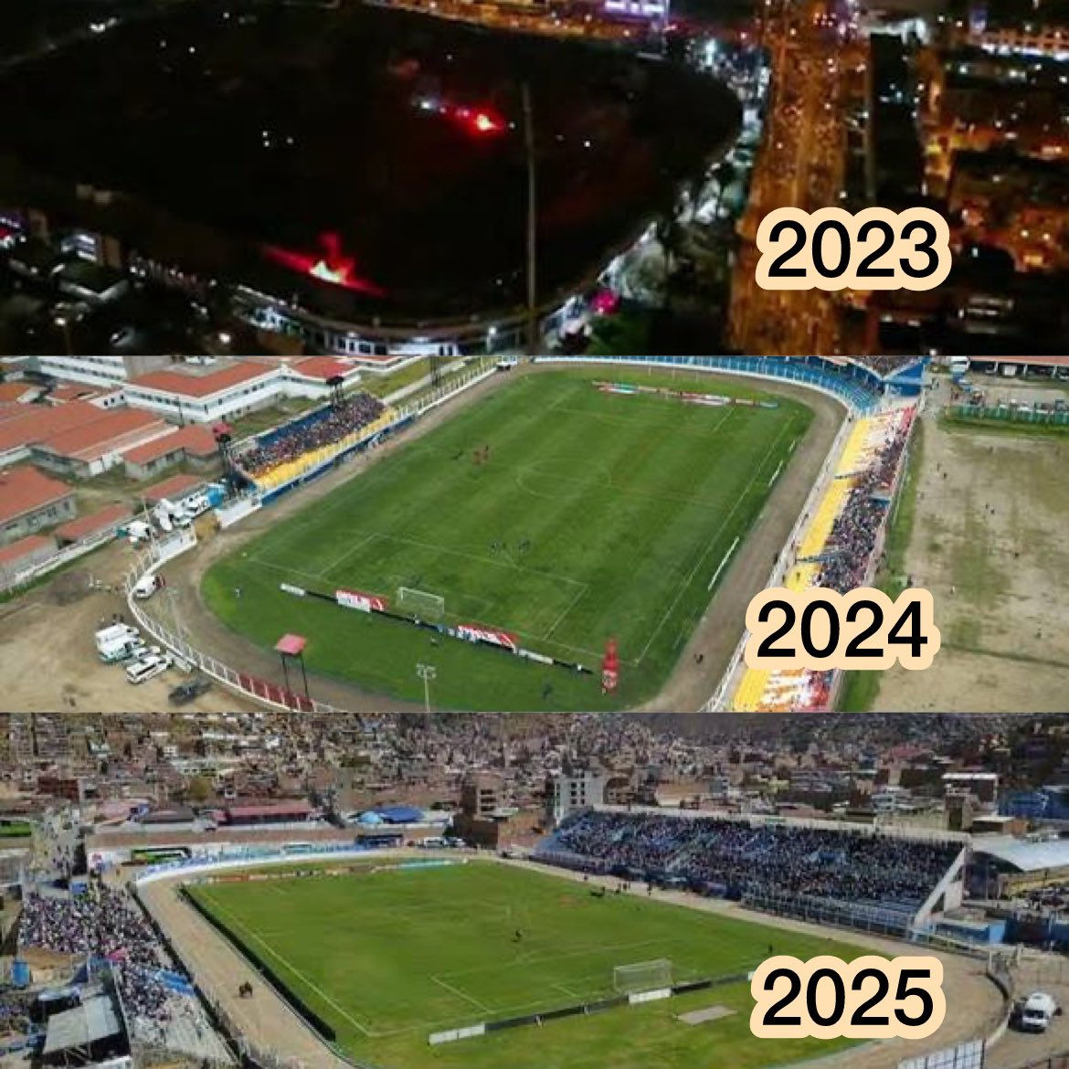 Y los 3 de visita. Ninguno de local. Eso solo lo hace la U 🏆🏆🏆