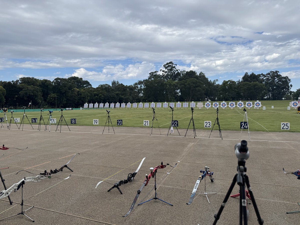 fieldarchery216's tweet photo. 全日本ターゲットアーチェリー選手権大会

今年もBB部門での参加🏹
結果は思ったようには繋がりませんでしたが、課題を持って挑めた内容は悪くない試合になりました❗️

次の大会に向けて、しっかり仕上げられるように頑張ります🎯 https://t.co/zMoxqbzebw