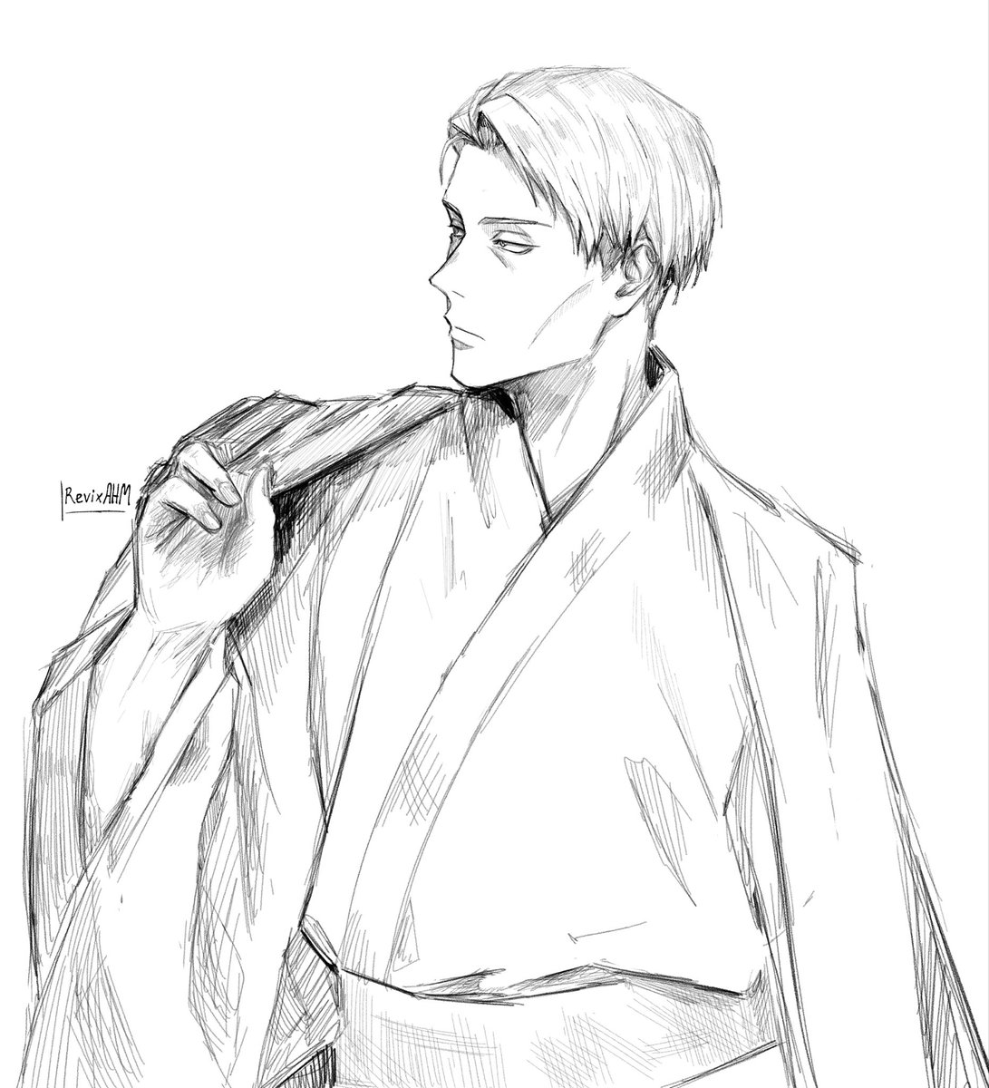 RevixAHM's tweet photo. Decided to try out a new brush on a sketch
Nanami has become my comfort character ngl 
#nanamikento #jjk #JujutsuKaisen #nanamifanart https://t.co/RmMTi0bN5O
