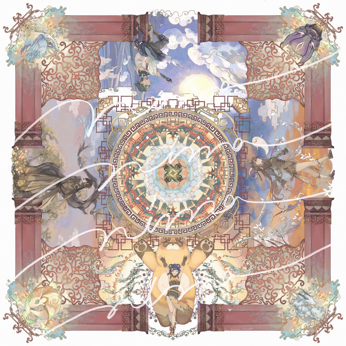 色絵 蒲公英文様 nima𓅪11/16スパーク東7▶︎Q33ab on X