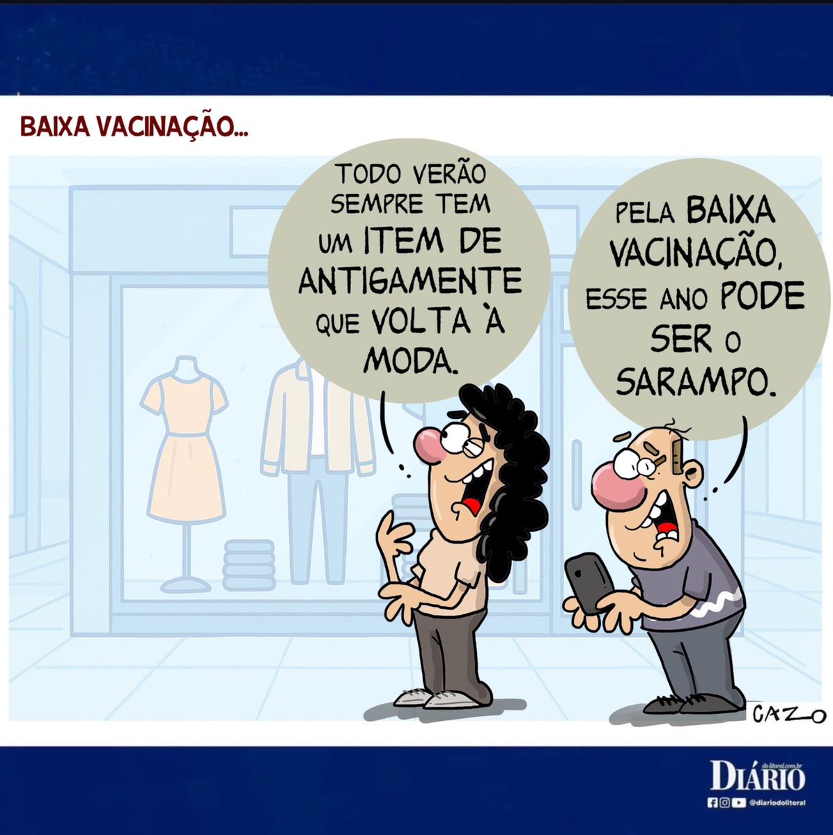 diariolitoral's tweet photo. Confira a #CHARGE de hoje !

#cazo https://t.co/aIExFixO4U