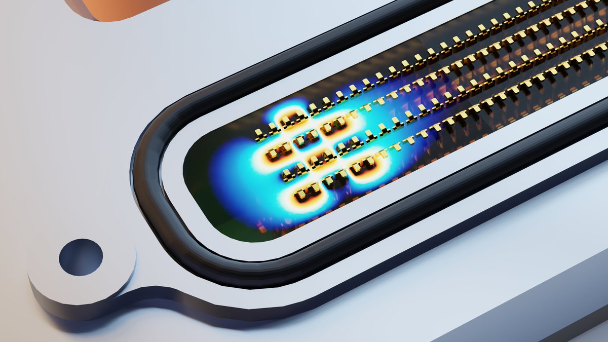 QVHenkel's tweet image. Hopefully the EMI gasket around the connector can contain the fields. I couldn’t find a fully shielded of-the-shelf connector with a stacking height of 6 mm, a high pin density, and one that is suitable for up to 24 Gbps.