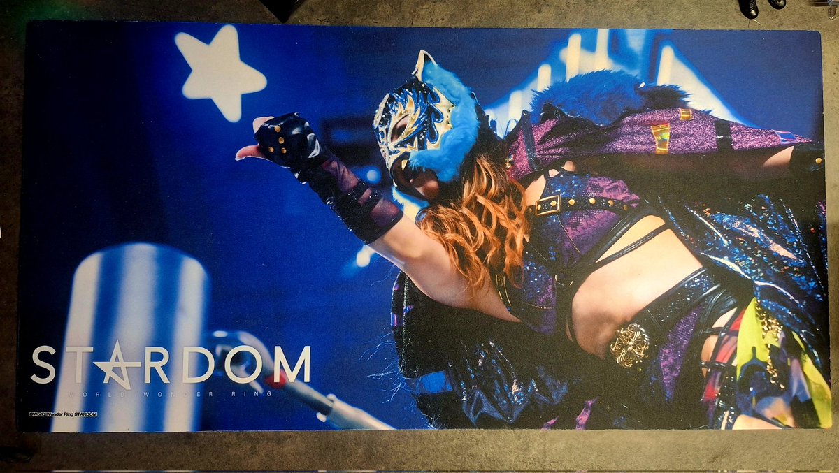 A <a href="/StarLight_Kid11/">スターダム💙スターライト・キッド🐯🤍</a> #STARDOM Rebirth card playmat #SLKDaily #SLK