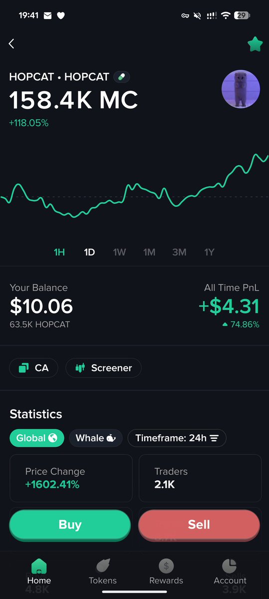 BlackPinzel's tweet photo. $MOBY app its easy to use and so intuitive 🔥 https://t.co/D3Ke4LOS1L
