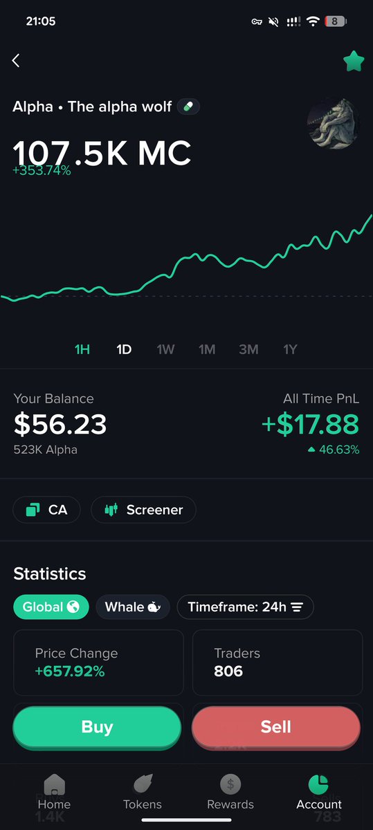 BlackPinzel's tweet photo. $MOBY app its easy to use and so intuitive 🔥 https://t.co/D3Ke4LOS1L