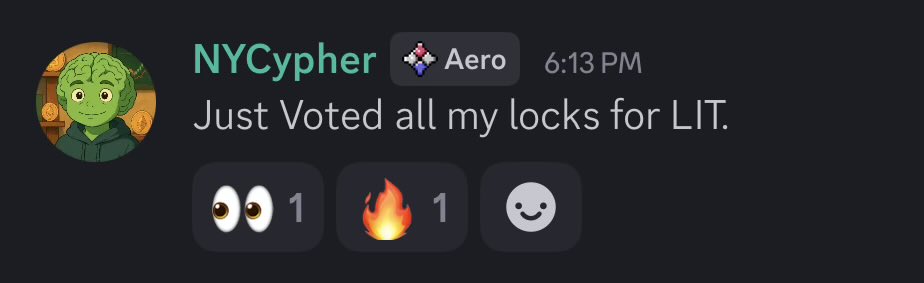 wagmiAlexander's tweet image. Things are happening in the @AerodromeFi Discord.