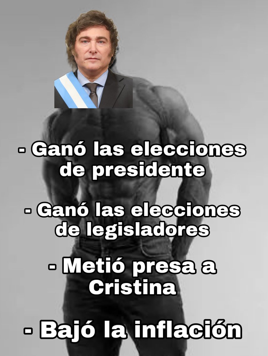 Milei es el mejor presidente que ha tenido Argentina