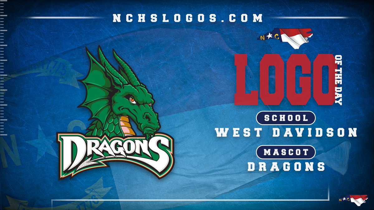 Our first #NCHSLogoOfTheDay this week takes us to back Davidson County to✔️out the West Davidson Dragons🟩🟨

<a href="/WestDragonsHS/">West Davidson High</a> <a href="/westdavbooster/">West Davidson Athletic Booster Club</a> <a href="/CCC_GR/">CCC ATHLETICS</a>

nchslogos.com/WestDavidson_D…

#nchsfb #nchshoops