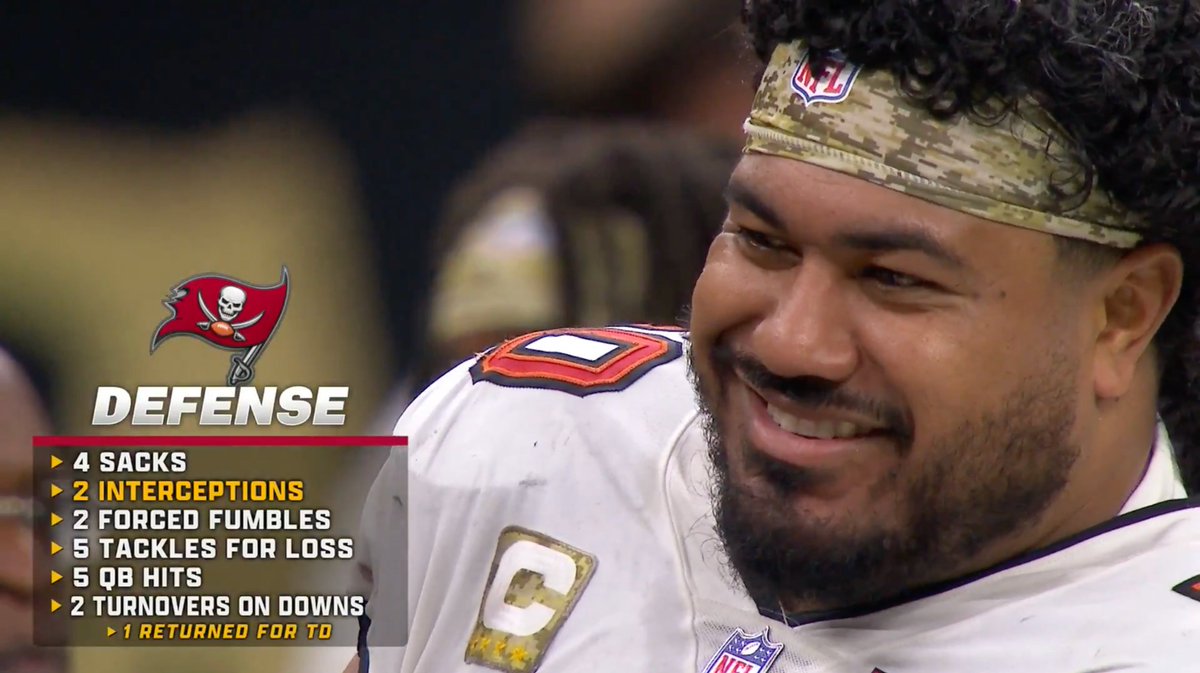 This Bucs defense put on a show 😤