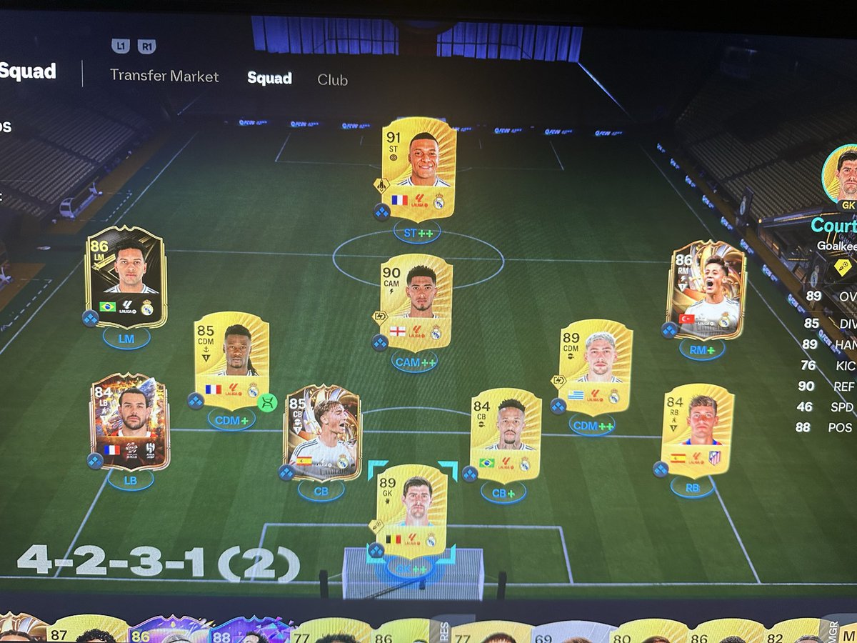 HowlinInTNorth's tweet image. WEEKEND #4 - 11-4. I have no words for how the patch has changed this game. I really struggled. 10 men behind the ball, CDM controlling and defending is just so OP compared to attacking. Mbappe felt inadequate. 2m coin card, getting pick pocketed off standard average golds #FC26