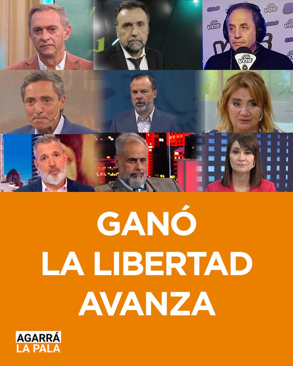 GANÓ LA LIBERTAD AVANZA, Y ELLOS TIPO...
<a href="/JMilei/">Javier Milei</a> <a href="/LLibertadAvanza/">La Libertad Avanza</a>