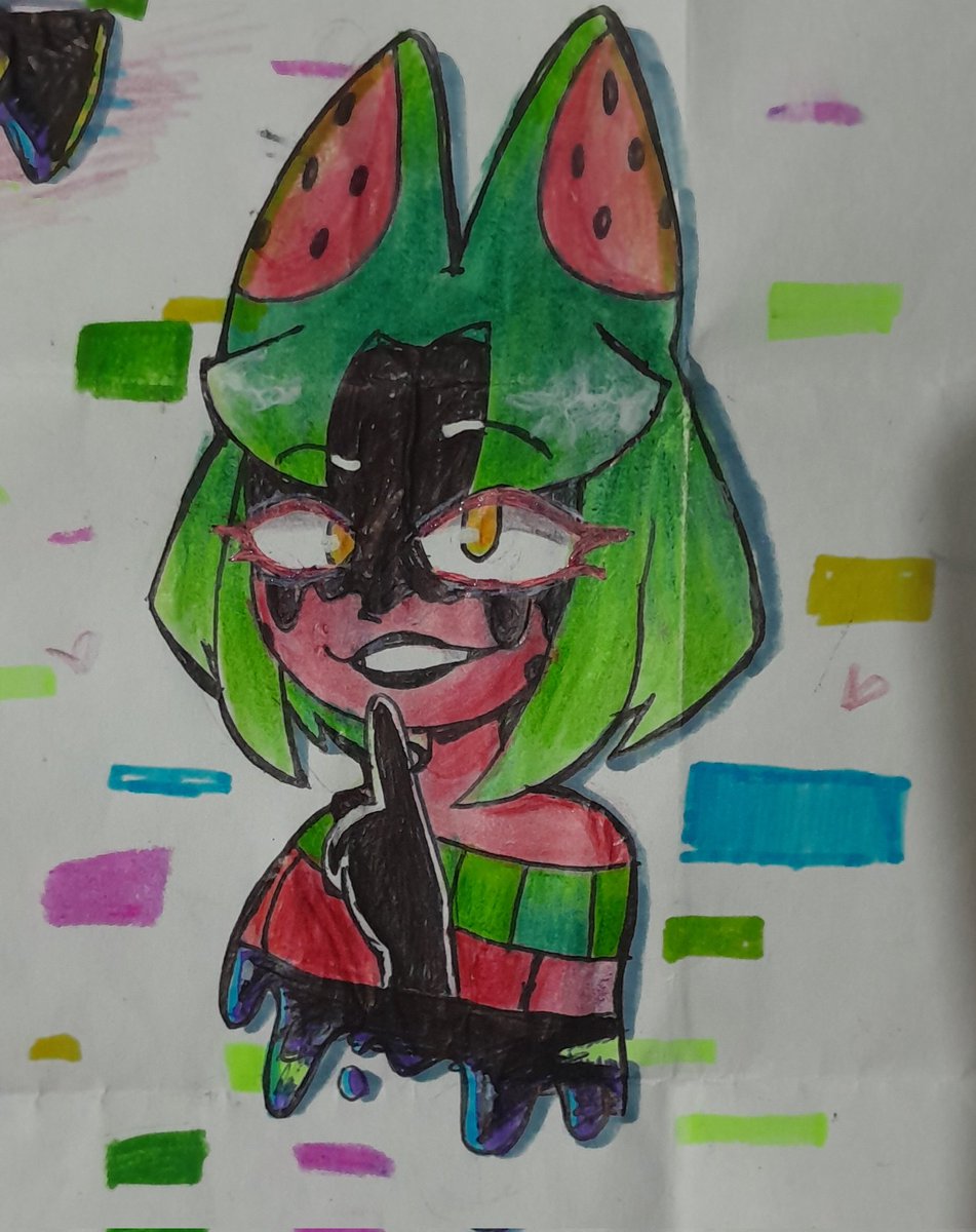 miiiipha's tweet image. Voluntária 🍉 👁 👁 
(3 desenhos ai pro cêis)
#mundotorajo #algorithomus