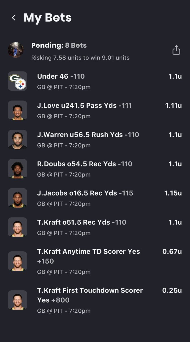 Adon7x 🇺🇸 (@adon7x) on Twitter photo SNF
slay session this weekend , 22-11 on posted plays <a href="/ActionNetworkHQ/">Action Network</a> SNF
slay session this weekend , 22-11 on posted plays <a href="/ActionNetworkHQ/">Action Network</a>