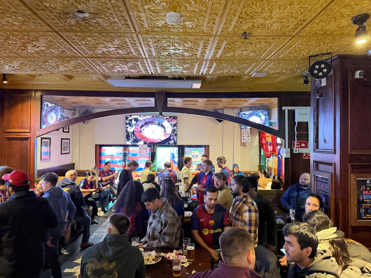 PB_FCBDublin's tweet image. GRMA for everyone who came in today. Not the result we wanted. #TotsUnitsFemForça #PenyaBarcelonistaÁthaCliath #IrishCulés #OConnelletes #ForçaBarça #BarçaAb