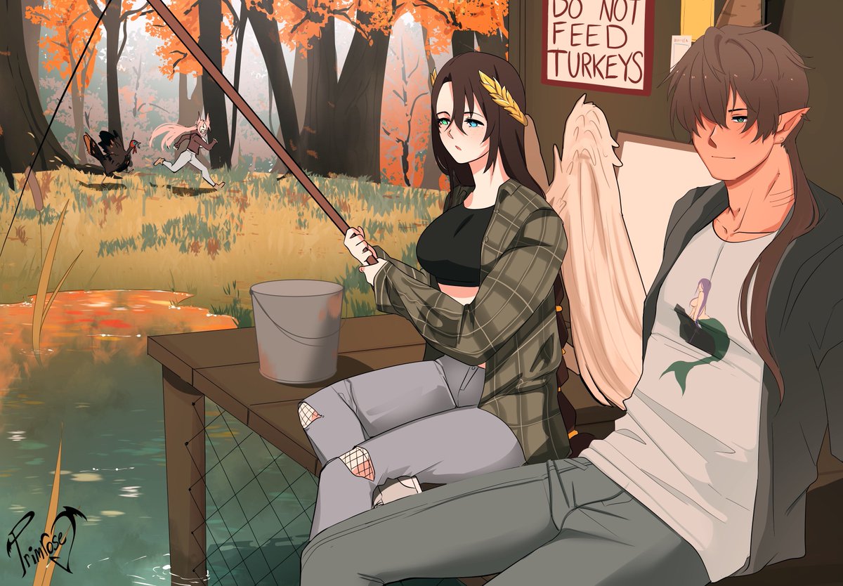 shork_VT's tweet image. Fall is here, and I enjoy watching the leaves change color. Something satisfying about listening to the crunchy leaves and hearing the wind in your ear with a cup of apple cider.

Finished YCH giveaway featuring @IkarosDaedalus ! I plan on doing more of these going forward!