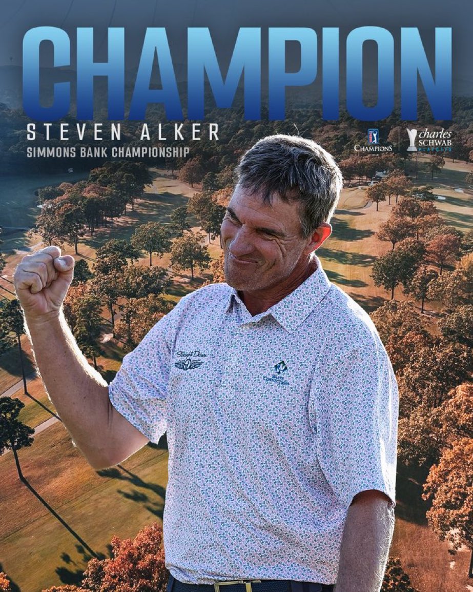 Congrats to Steven Alker on his 7-shot win on <a href="/ChampionsTour/">PGA TOUR Champions</a>!