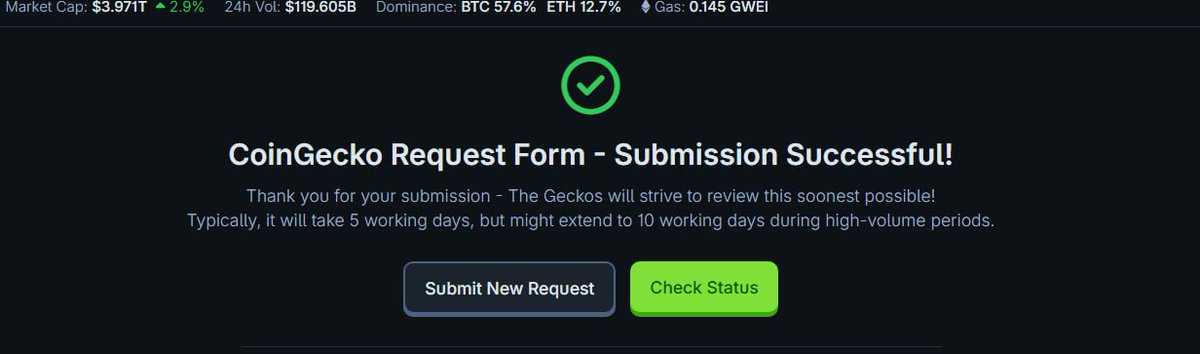 sachosolancto's tweet image. $SACHO’s CoinGecko application has been submitted! 🐶💎
The puppy is getting noticed — next step, more exposure, more growth, and more momentum! 🚀
