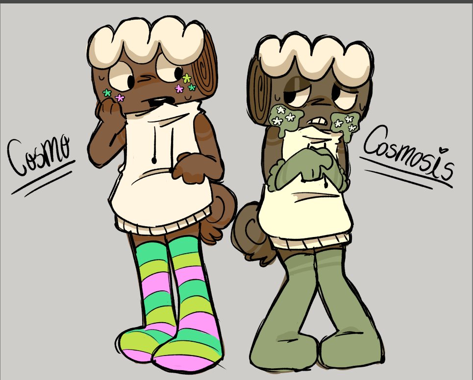 P4eddynu1t's tweet image. I rarely draw on my computer using Krita (in my case) so... it&apos;s not &quot;the best&quot; so to speak..

#Cosmosis #CWafG #Cosmo #dandysworld