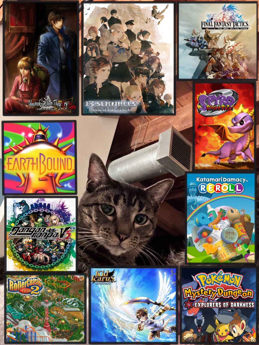 10 games to get to know me!

Not exactly top 10, but pretty damn close