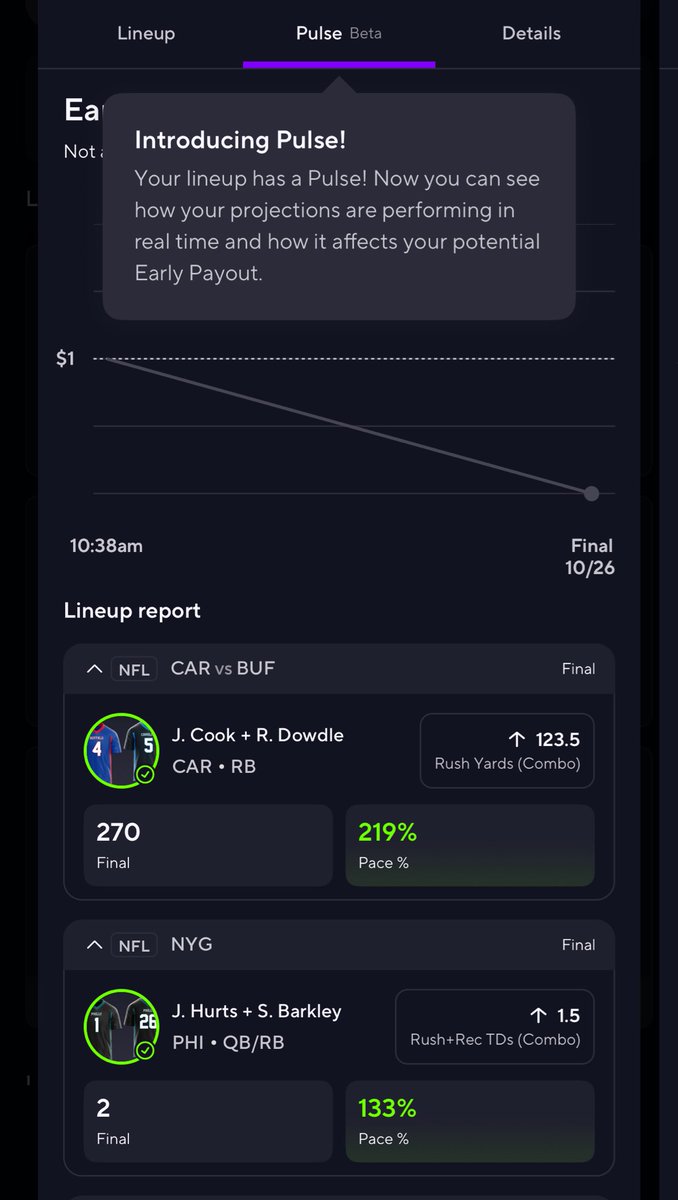 FollowOfficial's tweet image. This is dope @PrizeSupport @PrizePicks anybody else get the new #PULSE UPDATE? 🤔yal like it or nah