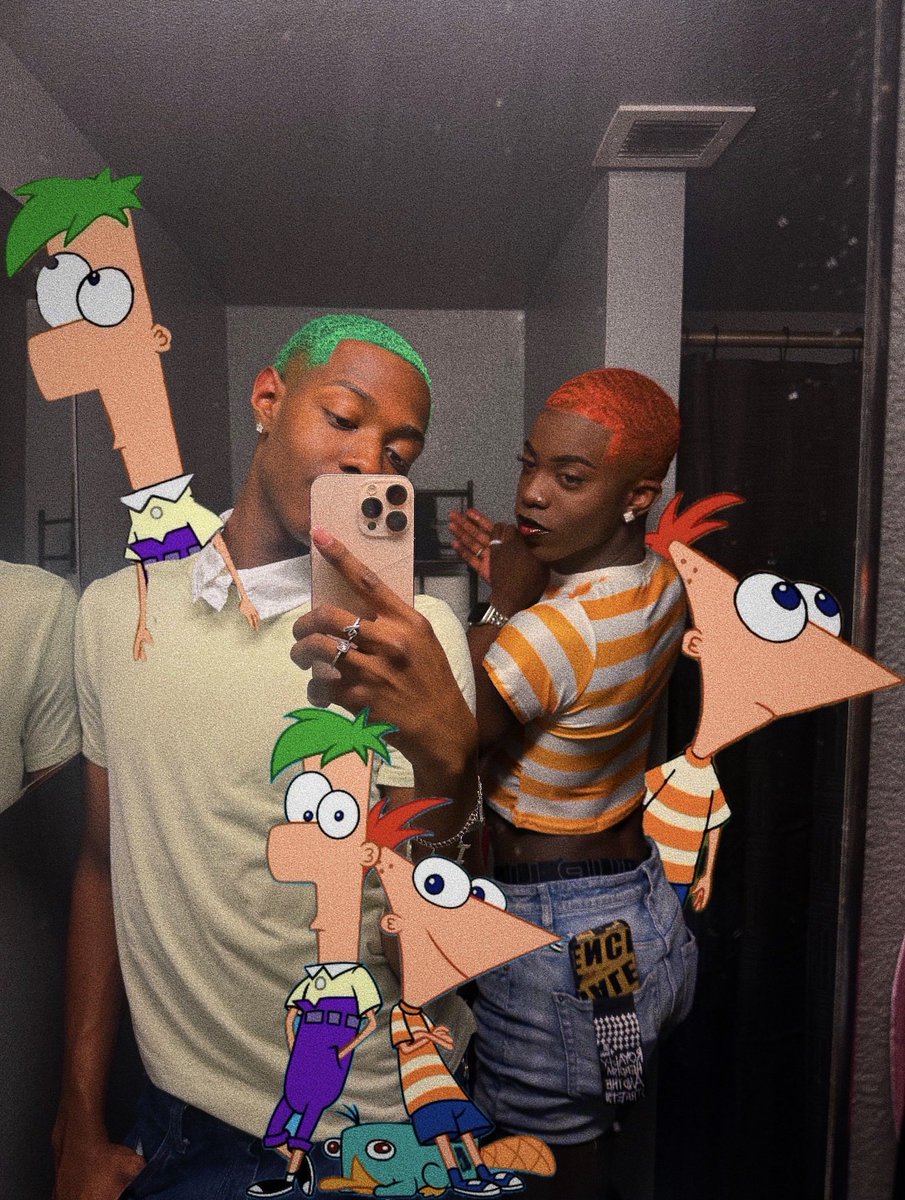“mommm, phineas and ferb are being gay again” 😱💗