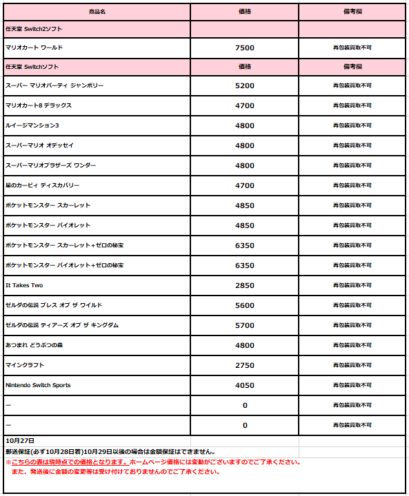 任天堂Switch❗️❗️値段要相談！！ 修理の参考価格 Nintendo Switch｜サポート情報｜任天堂サポート