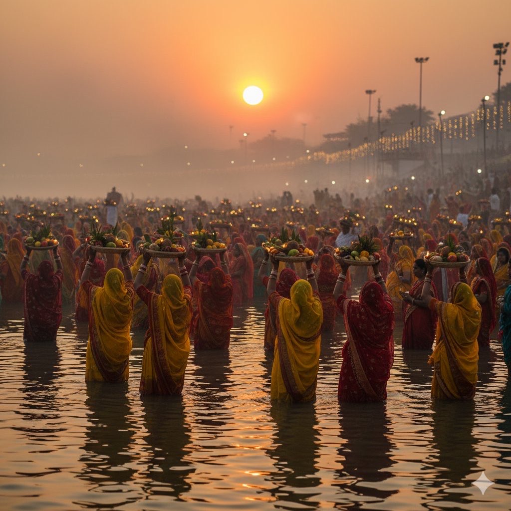 लोक-आस्था, लोक-निष्ठा के महापर्व छठ के सात्विक अनुष्ठान में भारतीय संस्कृति का सनातन तेज झलकता है, छठ हमारी धरती माँ के प्रति मानव की असीम श्रद्धा, अगाध आस्था और निष्काम समर्पण का दिग्दर्शन कराता है। 

छठ पूजा का यह पावन उत्सव संयम, शुचिता, सात्विकता तथा नारी-शक्ति वंदन के सौम्य