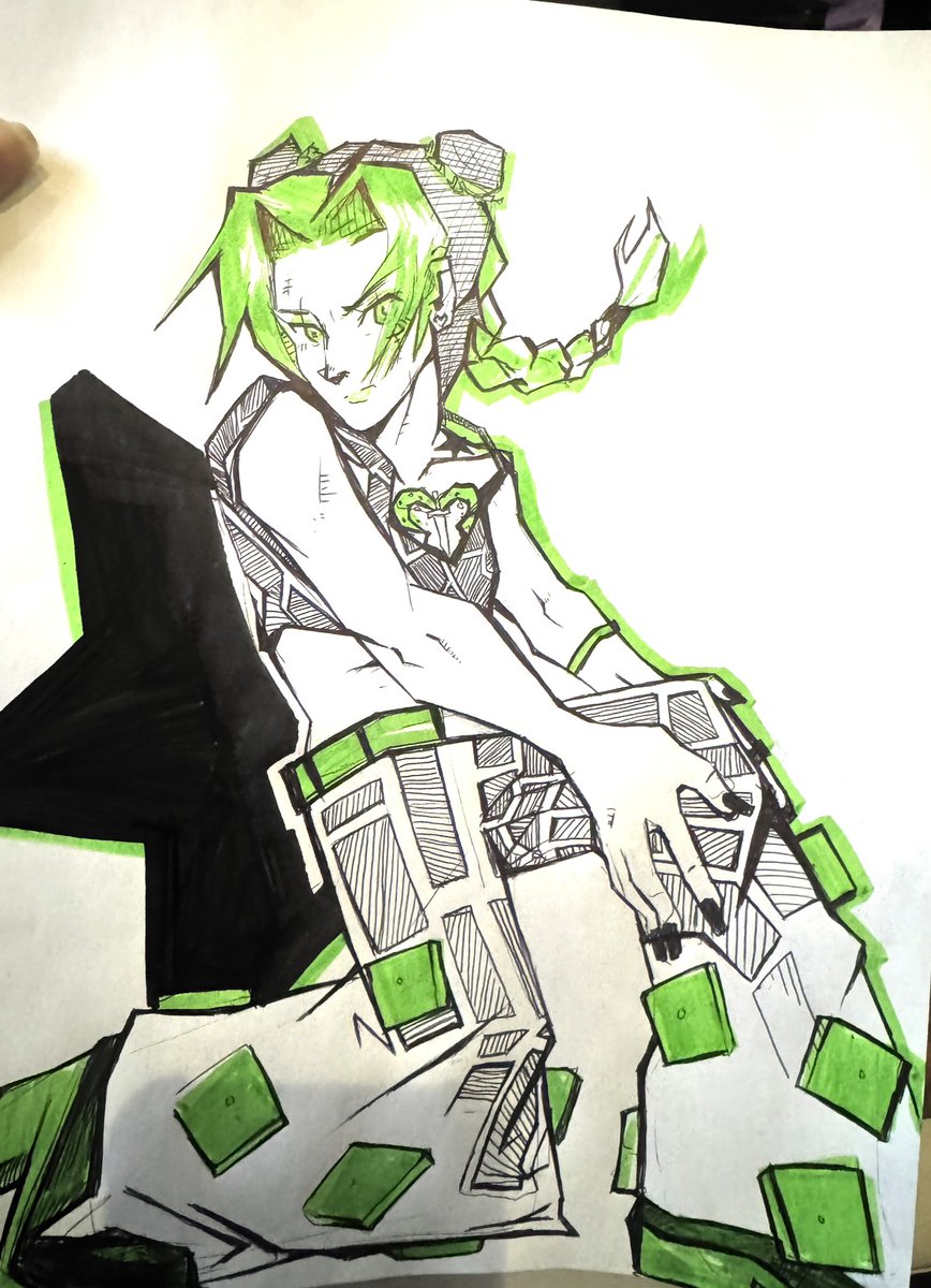 B1shop213's tweet photo. Jojo work doodle! https://t.co/OyoahMf09L