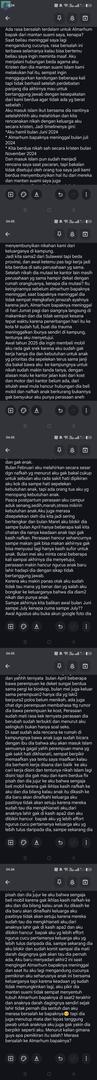 💚 Jangan salty🥺Jujur aku sangat rasa bersalah🥺menurut kalian pemikiran itu salah? Atau hanya perasaan tidak enak hati atau gimana?  Maaf pagi2 sudah buat mikir tapi aku butuh pendapat🥺