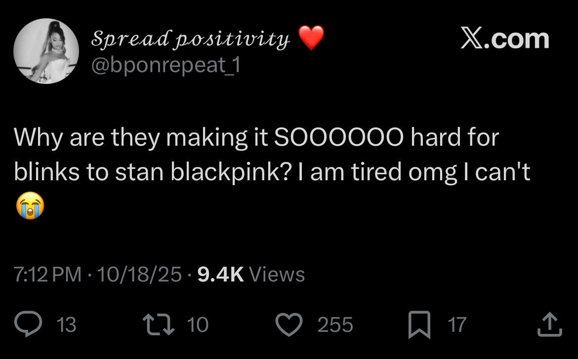 For the 100th time, Jennie stans, stop being dumb!!! People aren’t reacting differently because of favoritism, they’re reacting based on patterns and context. TWICE had a grueling, nonstop schedule this year. their injuries are the result of relentless overwork. Jennie, however,