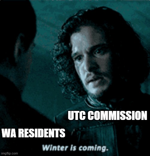 WashingtonSRC's tweet image. Winter is coming. According to a study by the UTC Commission, the Northwest power grid may not have the energy it needs to prevent rolling blackouts next year. A blackout has the highest chance of happening during a dry hydropower year with a cold snap.

Washington can’t afford…