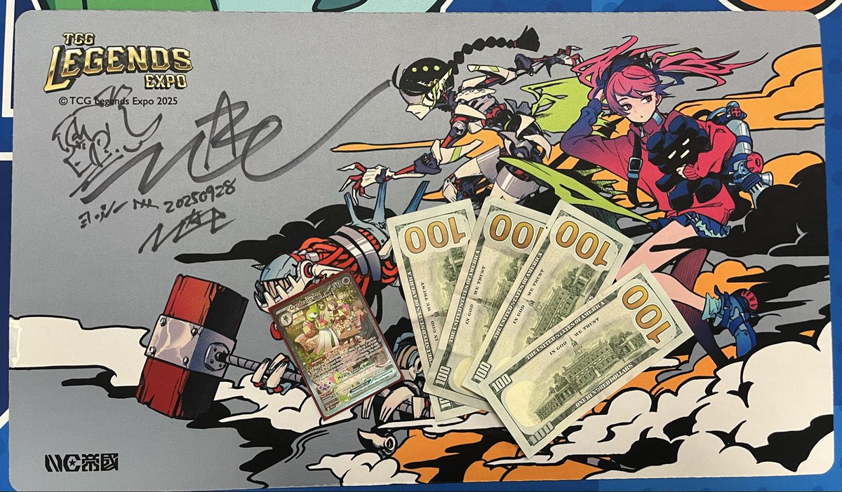 1st @ MissingNo Games 1k cup~NC帝國さんのサインプレマを添えて
やまちゃんち2泊お邪魔しました！！
+$400
+10 csp
As usual, s/o to <a href="/yamayoshi1026/">凱(よし)/Yoshiyuki.Y🦕</a>