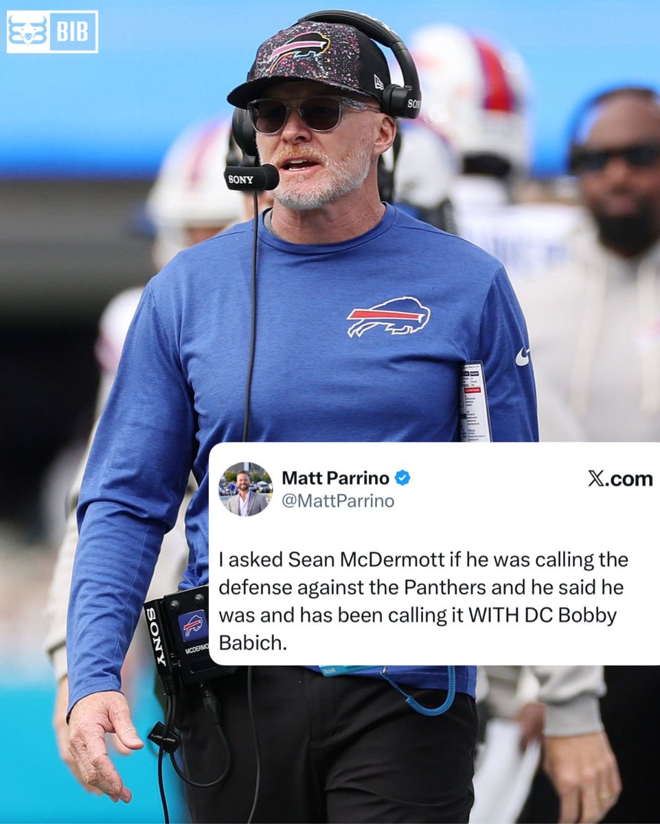 Sean McDermott is back calling plays!?!? 🤯

Great to see some successful bye week adjustments.

#BuiltInBuffalo | #GoBills | #BillsMafia