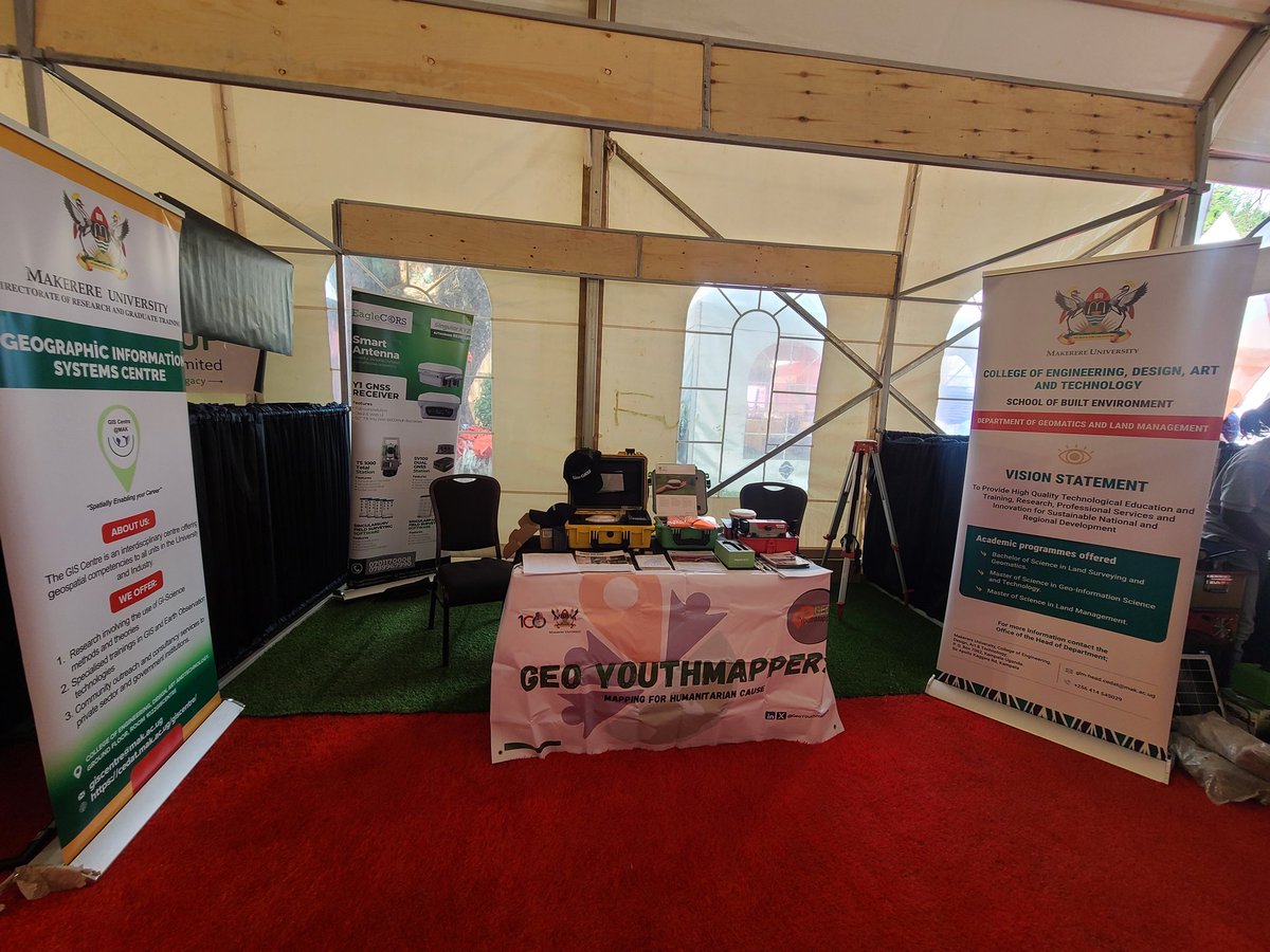 GeoYouthmappers's tweet photo. What a milestone! 🚀
GeoYouthMappers x @EagleCORS stood at the forefront of #REC25&EXPO — proving that youth innovation + precise geodata can drive Uganda’s renewable energy revolution.
This is just the beginning. 🌍⚡
#ClimateActionUG #GeoPower https://t.co/PyorNZW6Pz