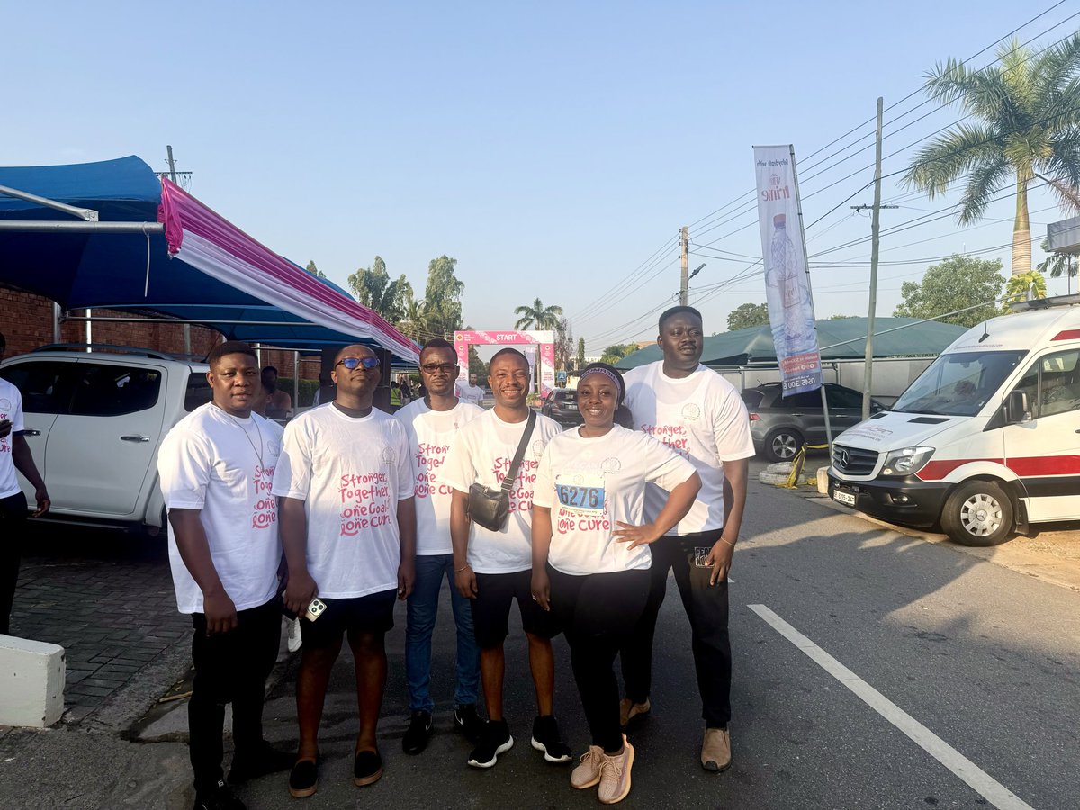 AfricanRegent's tweet image. On 25th October 2025, we joined thousands of corporate participants for the annual 5km Run for a Cure Africa!
@RFCAGhana 
Together, we #RunForHope #RunForACure 💜
#CSR #TeamSpirit #BreastCancerAwareness #RunForACureAfrica #CommunityImpact #TogetherWeCan #simplyafropolitan.