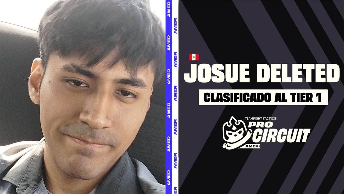 ¡ <a href="/JosueDeleted/">JosueDeleted</a> se une a la élite del competitivo!
Tras una gran actuación en la Semana 1 de la Final Regional de Américas, se ha ganado su lugar en la próxima etapa.

Desde toda LATAM, te enviamos nuestra energía para lo que viene. ¡A representar con orgullo!