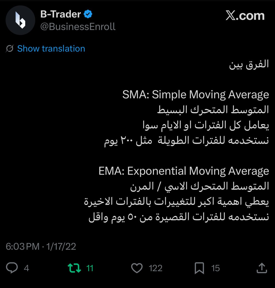 استخدم

EMA 5,20,50,100
SMA 200