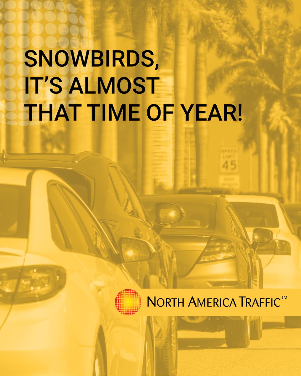 🦅 Snowbirds, it’s that time! 🧳 As you head south, remember—work zones don’t take a vacation. Stay alert, follow signs &amp; give crews space. Safe travels &amp; smooth roads ahead!

#SnowbirdSeason #WorkZoneSafety #RoadSafety #DriveSmart #WinterTravel #NorthAmericaTraffic