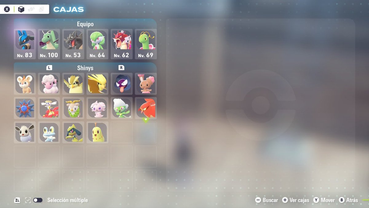 Hoy he sacado 5 shinys más ☺️ 
Evee, chikorita, froakie , Riolu y charizard se unen a la colección
