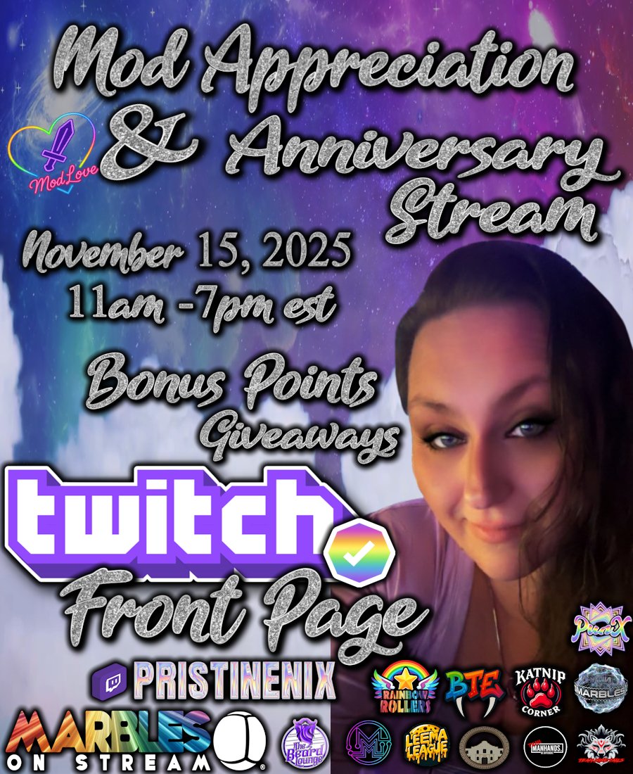 Beyond Excited! Join me!
twitch.tv/pristinenix

#TwitchPartner  #twitch  #twitchstreamer  #marblesonstream